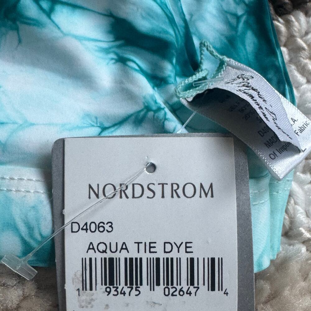 Dippin' Daisy's Women's Aqua Tie Dye Festival Bikini Top Size Large NWT - Picture 11 of 11